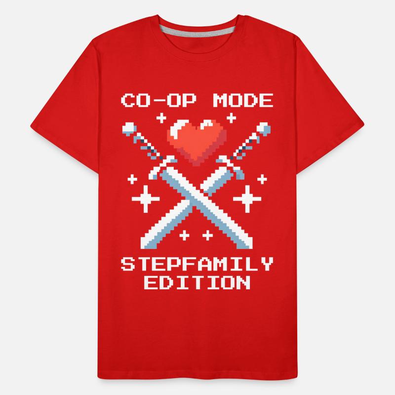 Mode Coop : Édition Famille recomposée | Patchwork T-shirt bio Premium Homme