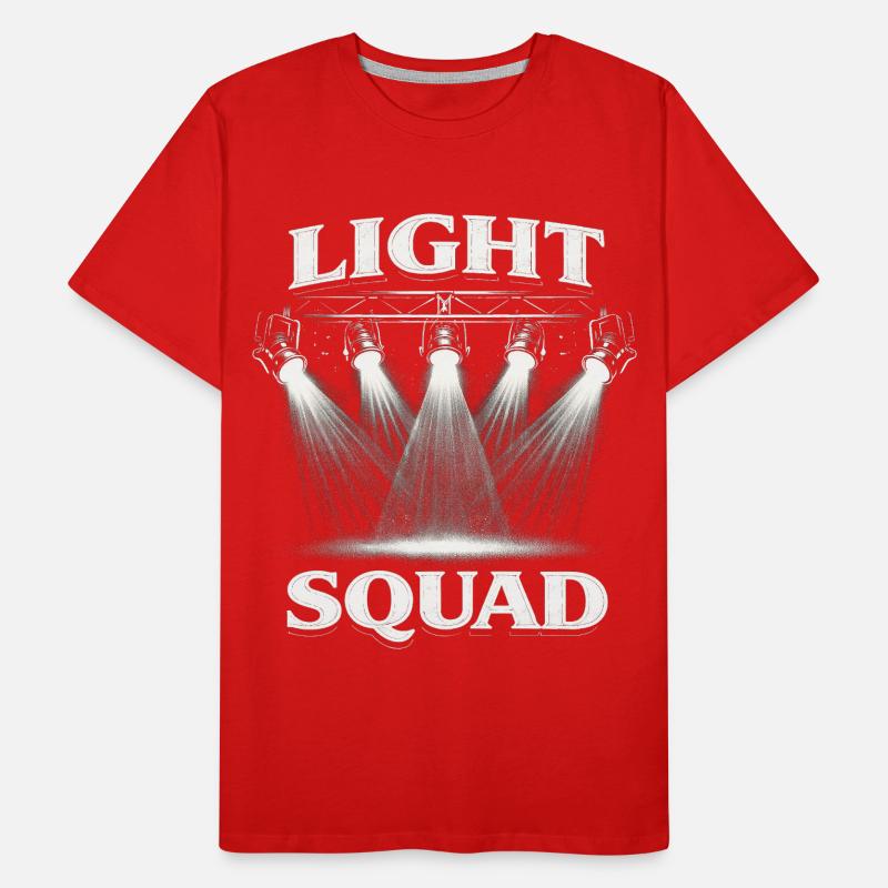Lighting Technician Lighting Technician Light Squad Men's Premium Organic T-Shirt