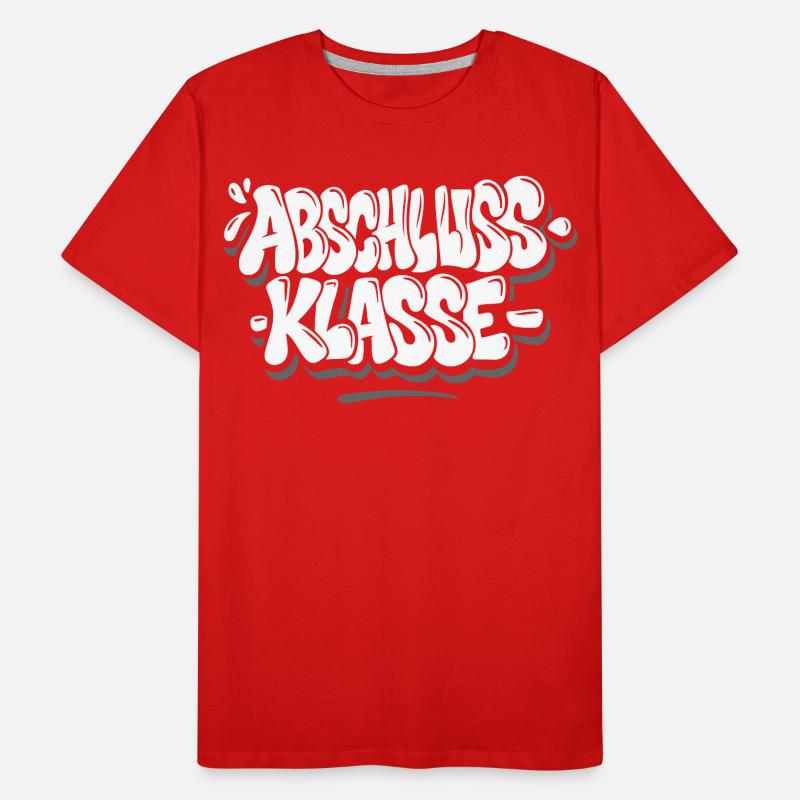 Graduating Class Graffiti Men's Premium Organic T-Shirt