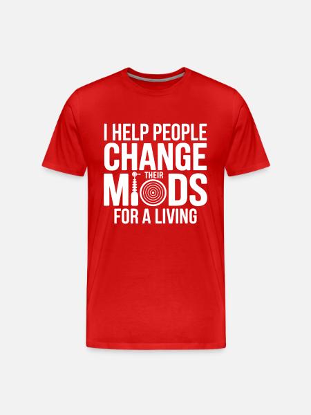 Prendas Especialista Certificadas en Conducta Clínica - Camiseta orgánica premium hombre - rojo