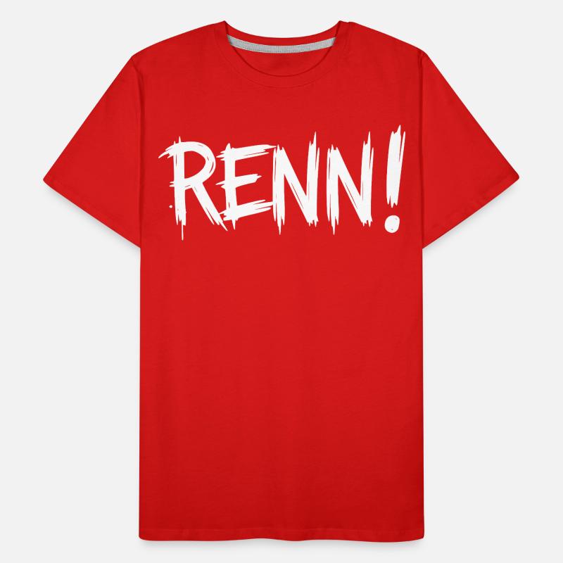 Courir! (Course, course, jogging, coureur) T-shirt bio Premium Homme
