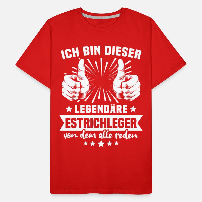 Légende de la couche de tableaux T-shirt bio Premium Homme
