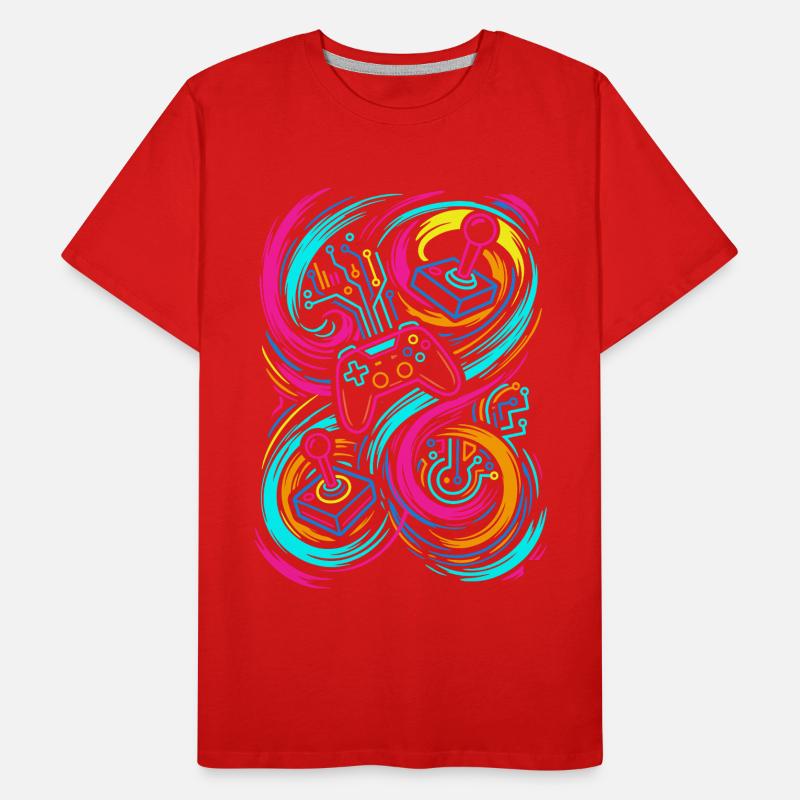 Gaming Controller Männer Premium Bio T-Shirt