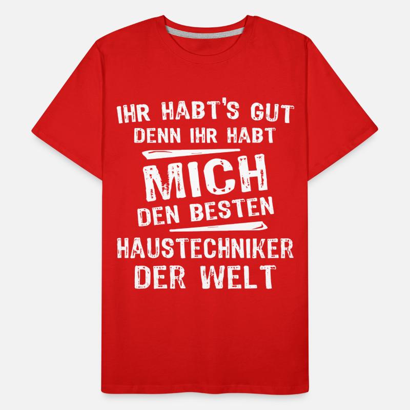 Technicien interne T-shirt bio Premium Homme