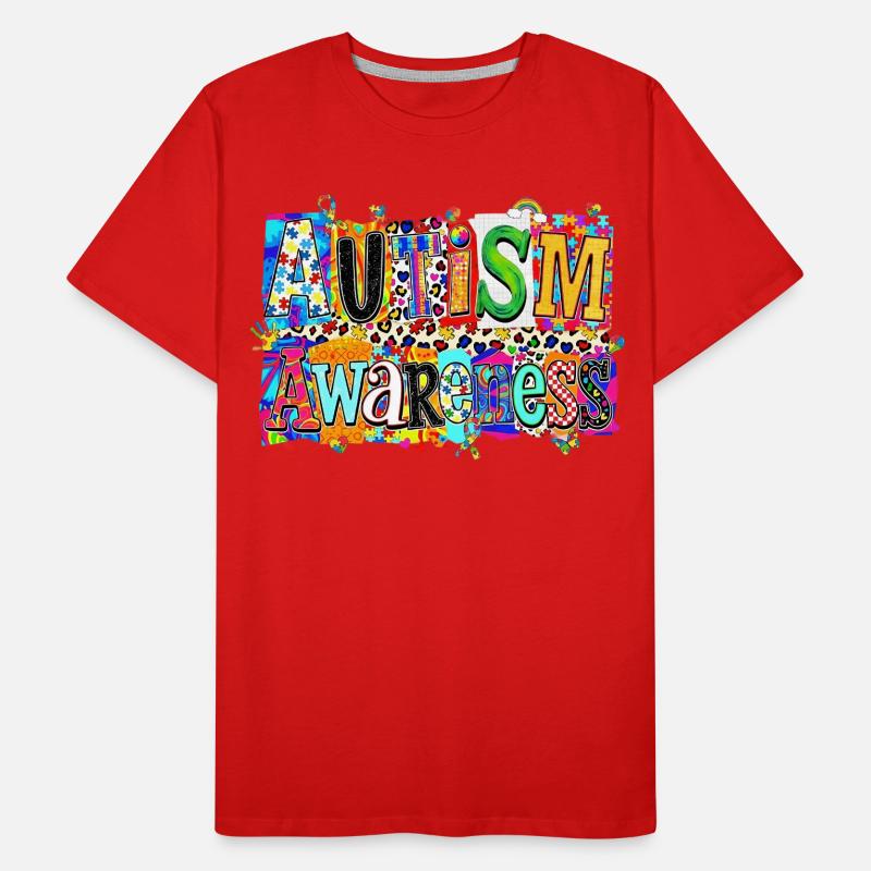 Sensibilisation à l’autisme T-shirt bio Premium Homme