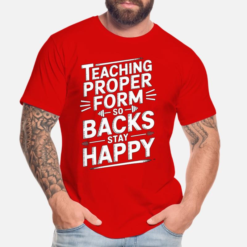 PT Educator Teaching Proper Form Movement Therapy Men's Premium Organic T-Shirt