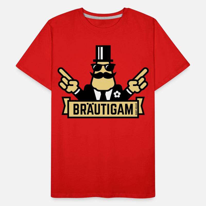 Concours de la main du marié (enterrement de vie de garçon / enterrement de vie de garçon / 3C) T-shirt bio Premium Homme