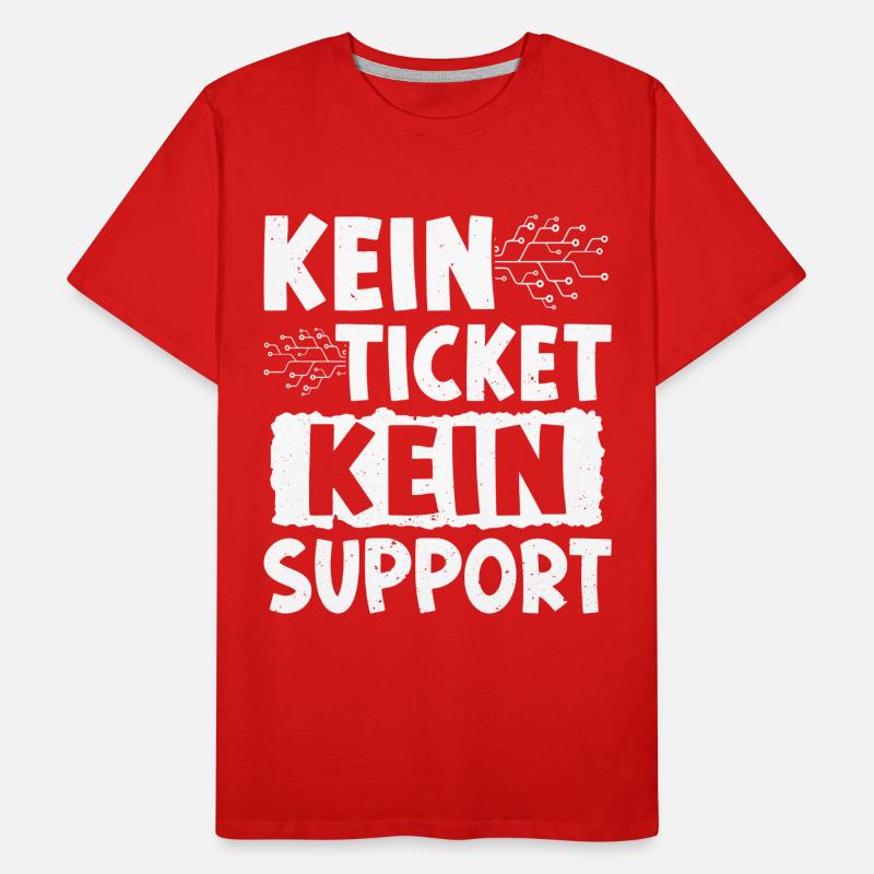Nerd Computer NO TICKET NO PROBLEM FUNNY Men's Premium Organic T-Shirt