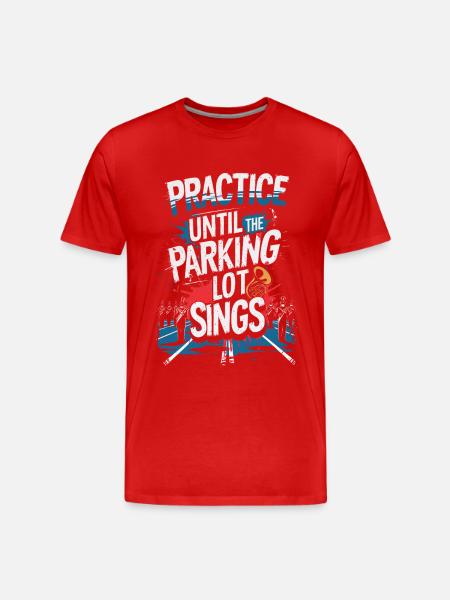 Fanfare Le parking chante - T-shirt bio Premium Homme - rouge