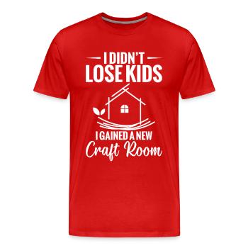 Empty Nester Syndrom High School Grad Empty Nest - Men's Premium Organic T-Shirt - red - Front - Damien (186cm)