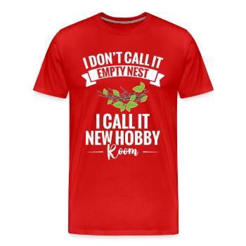  Empty Nest Mom of High School Grad Empty Nester - Men's Premium Organic T-Shirt - red - Front - Damien (186cm)