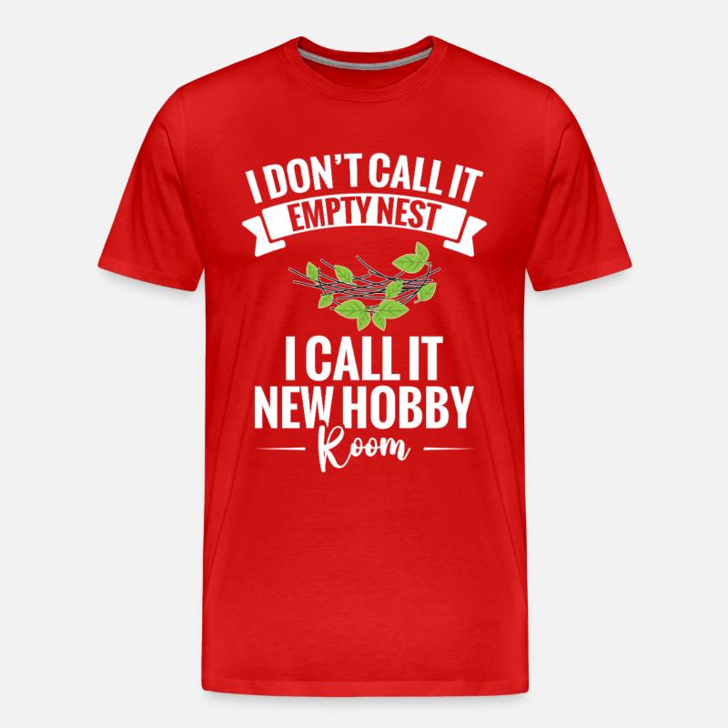 Empty-Nest-Mama von Highschool-Absolvent Empty-Nester - Männer Premium Bio T-Shirt - Rot