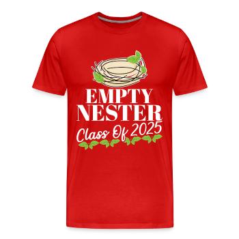  Empty Nest Syndrome Son High School Grad Empty - Men's Premium Organic T-Shirt - red - Front - Damien (186cm)