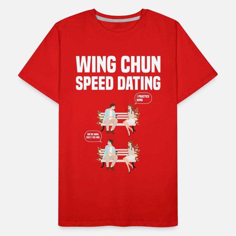 Instructeur de l’école d’enseignants de Wing Chun Leçon de Kung T-shirt bio Premium Homme