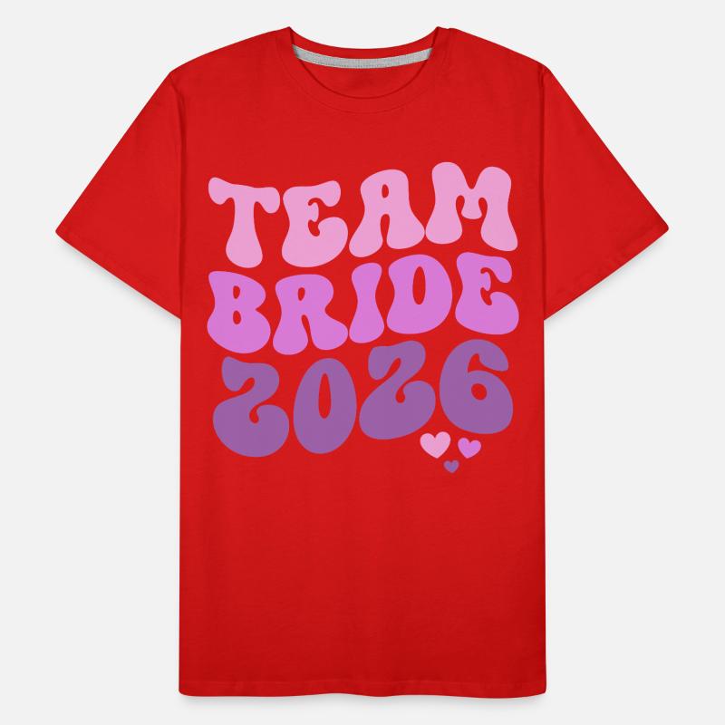 Équipe Mariée 2026 T-shirt bio Premium Homme