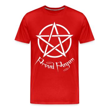 Bénédictions de Beltane Premier Mai Pagan - T-shirt bio Premium Homme - rouge - Devant - Damien (186cm)