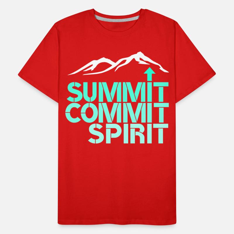 Spirit Commit Summit Men's Premium Organic T-Shirt