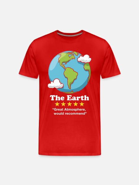 La Terre - T-shirt bio Premium Homme - rouge