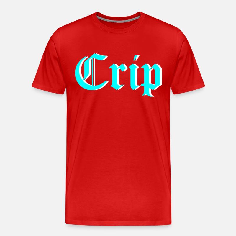 Crip - Männer Premium Bio T-Shirt - Rot