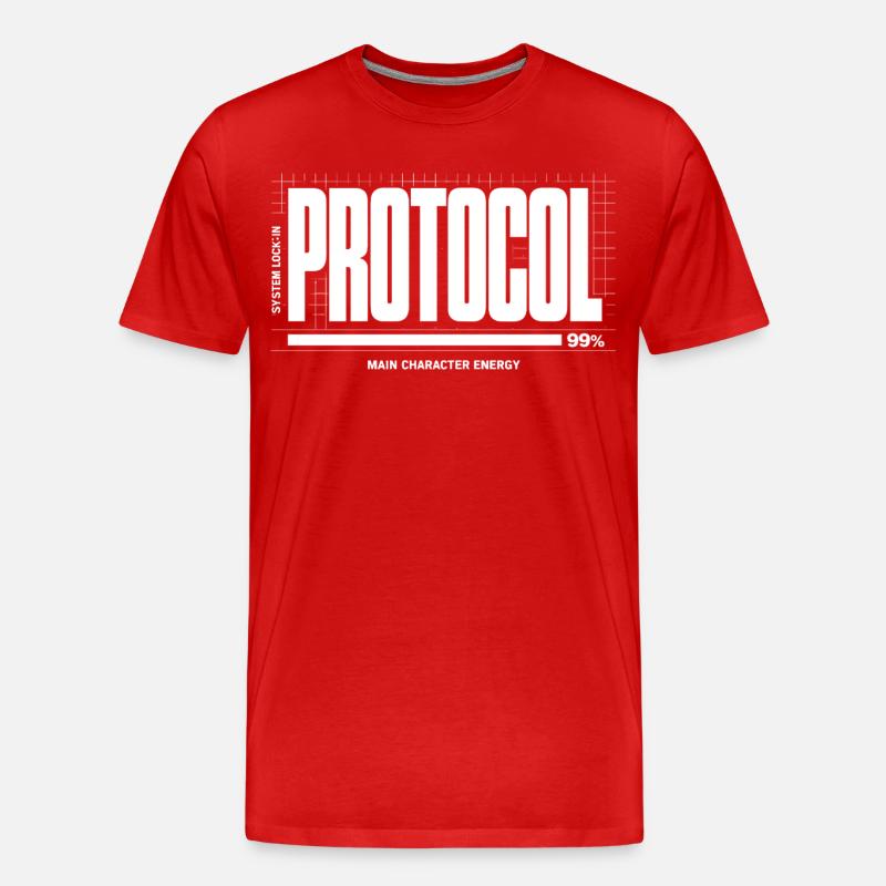 System Down Imperfect Project - Men's Premium Organic T-Shirt - red