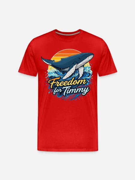 Freedom for Timmy - Sundowner - Men's Premium Organic T-Shirt - red