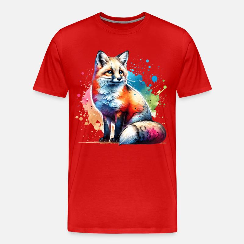 Swiftfuchs Geschenk - Männer Premium Bio T-Shirt - Rot