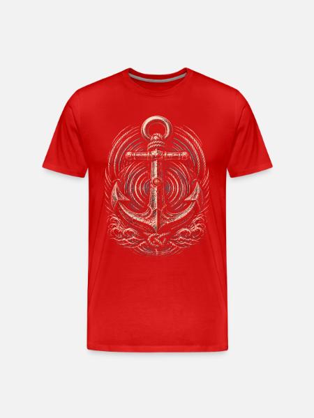 Shanty Choir Sea shanties - Men's Premium Organic T-Shirt - red