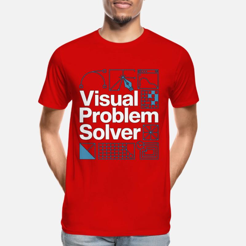 Graphic Designer Visual Problem Creative Designer Men's Premium Organic T-Shirt