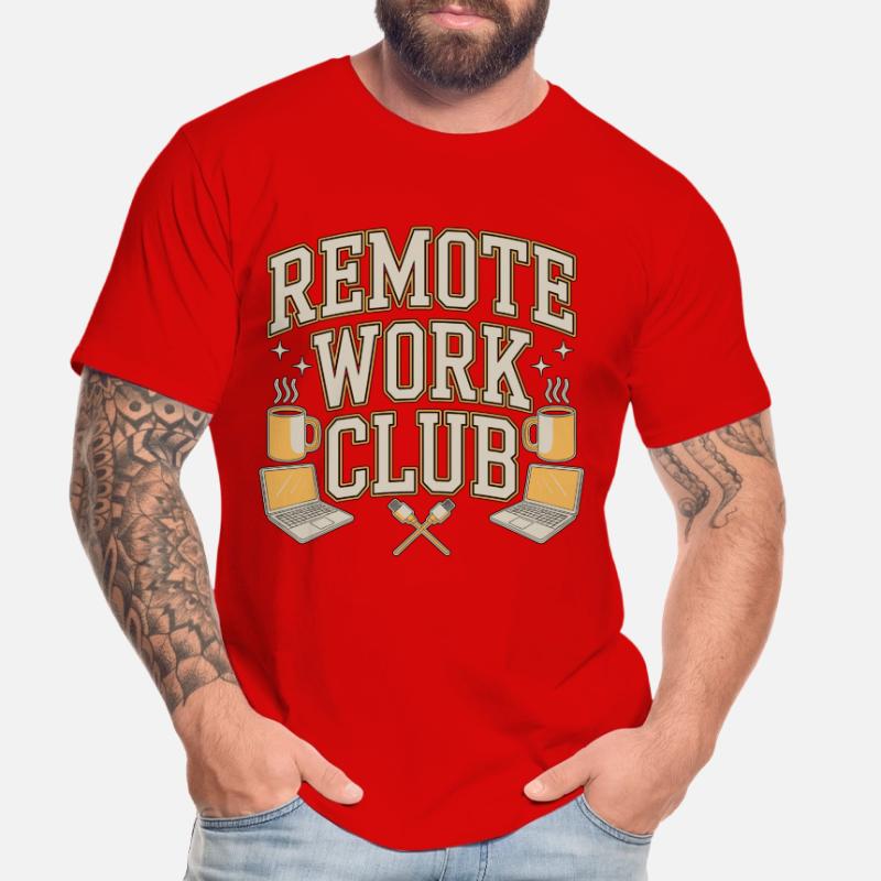 Remote Work Club Web Developer Remote Developer Männer Premium Bio T-Shirt