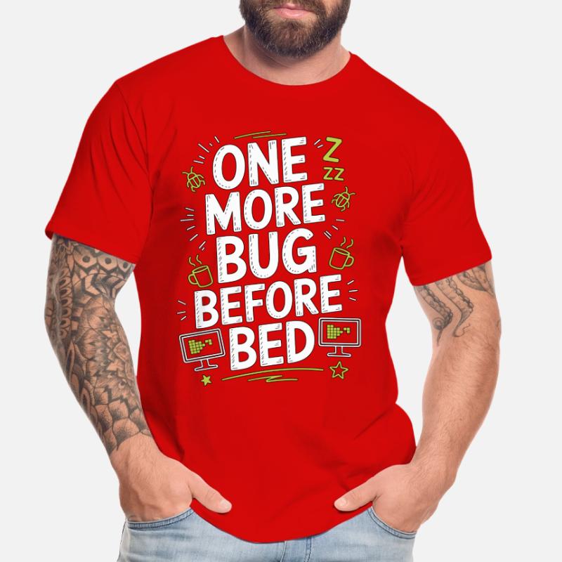 Game Developer One More Bug Before Game Programmer Männer Premium Bio T-Shirt