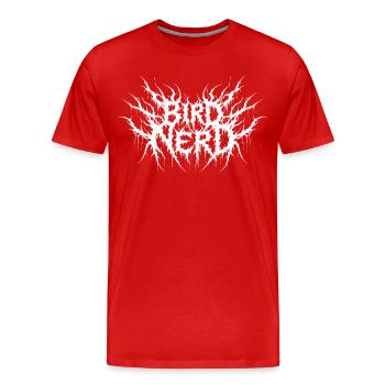 Bird Nerd - T-shirt bio Premium Homme - rouge - Devant - Damien (186cm)