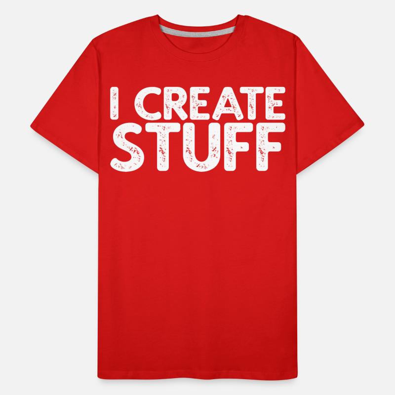I Create Stuff Männer Premium Bio T-Shirt