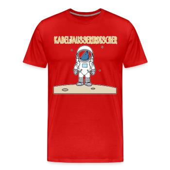 Anglerwitz Wortspiel Fisch Geschenkidee zweideutig - Männer Premium Bio T-Shirt - Rot - Vorne - Damien (186cm)
