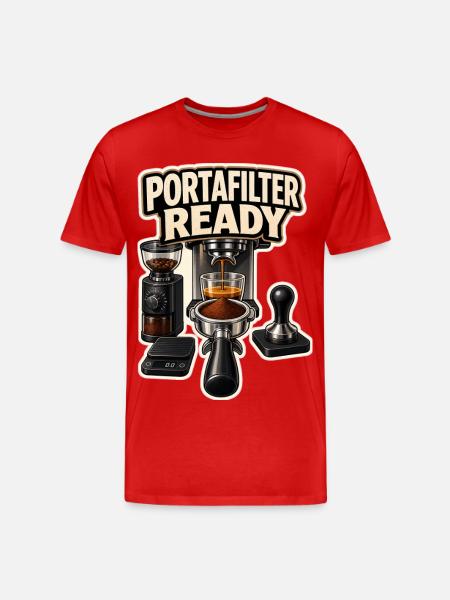 PORTE-FILTRE PRÊT - T-shirt bio Premium Homme - rouge