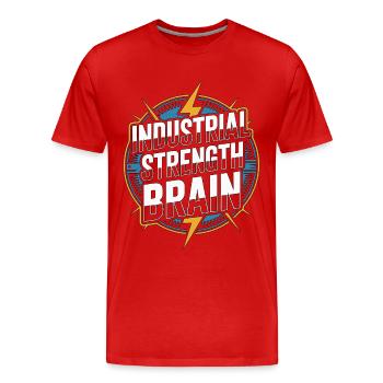 Industrial Electrician Industrial Strength Repair - Männer Premium Bio T-Shirt - Rot - Vorne - Damien (186cm)