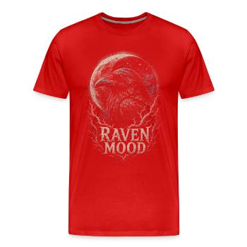 Raven Raven - T-shirt bio Premium Homme - rouge - Devant - Damien (186cm)
