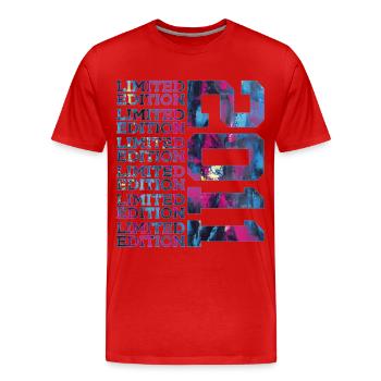 COOL 15 YEARS LIMITED EDITION 2011 15TH BIRTHDAY - Men's Premium Organic T-Shirt - red - Front - Damien (186cm)