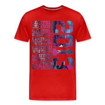 COOL 13 JAHRE LIMITED EDITION 2013 13. GEBURTSTAG - Männer Premium Bio T-Shirt - Rot - Vorne - Damien (186cm)