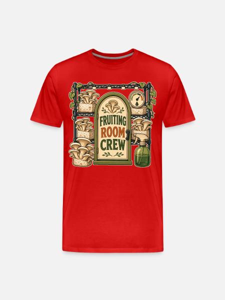 FRUITING ROOM CREW - Men's Premium Organic T-Shirt - red