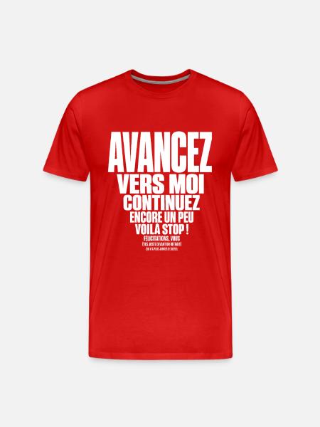 t-shirt retraité - T-shirt bio Premium Homme - rouge