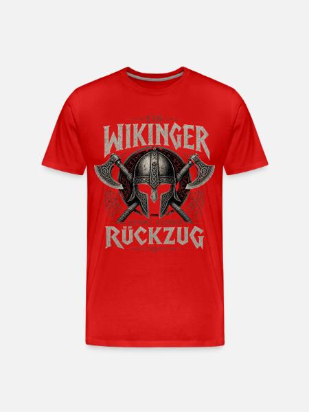 Wikinger Spruch - Männer Premium Bio T-Shirt - Rot