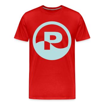 Poolboy | Poolgirl | Pool | Boy | Girl - T-shirt bio Premium Homme - rouge - Devant - Damien (186cm)
