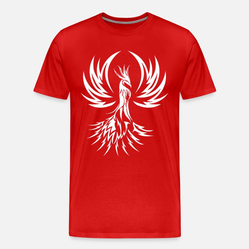 Phoenix Phönix - Männer Premium Bio T-Shirt - Rot