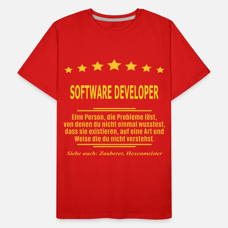 SOFTWARE DEVELOPER Männer Premium Bio T-Shirt