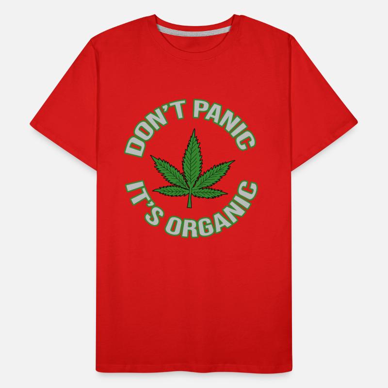Hemp Don't Panic Its Organic Men's Premium Organic T-Shirt