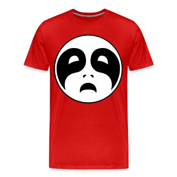 Triste Black Metal - T-shirt bio Premium Homme - rouge - Devant - Damien (186cm)