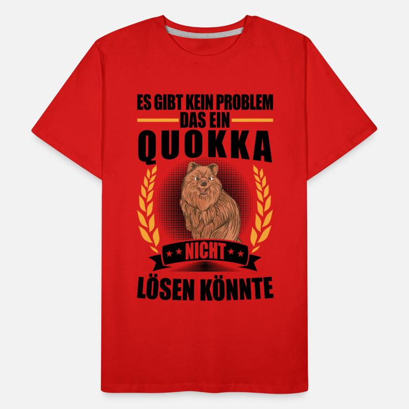 Quokka solves problems Marsupial Quokka Men's Premium Organic T-Shirt
