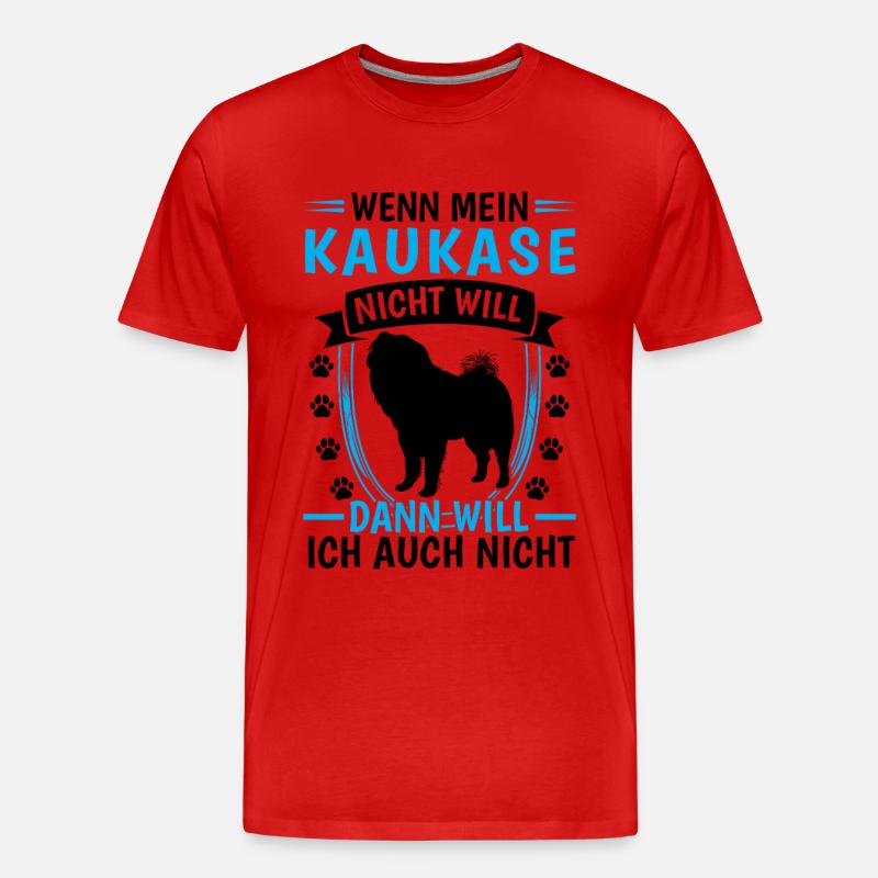 Kaukasischer Owtscharka will nicht - Männer Premium Bio T-Shirt - undefined