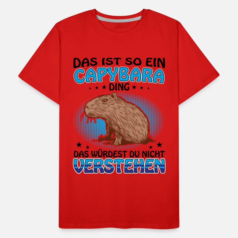 Such a Capybara Thing Capybara Men's Premium Organic T-Shirt