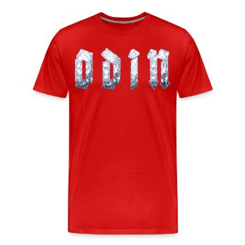 Odin - T-shirt bio Premium Homme - rouge - Devant - Damien (186cm)